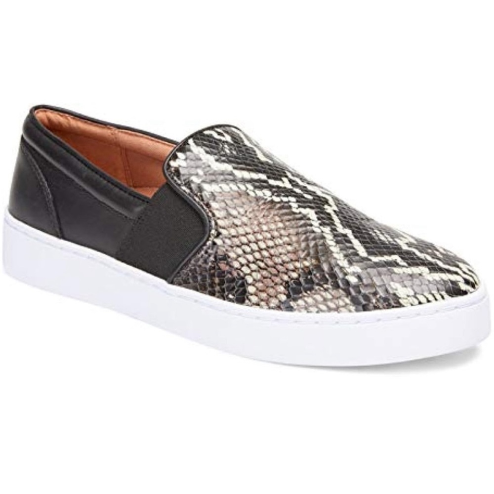 Vionic Demetra Snakeskin Slip On Sneakers Size 8.5